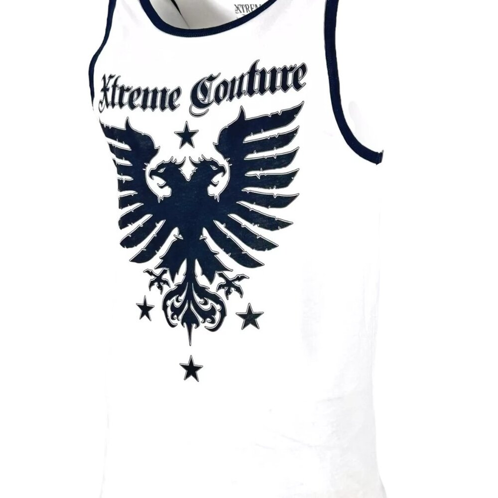 Xtreme Couture by Affliction Men's Tank Top Shirt Warbird Jersey - Picture 5 of 7